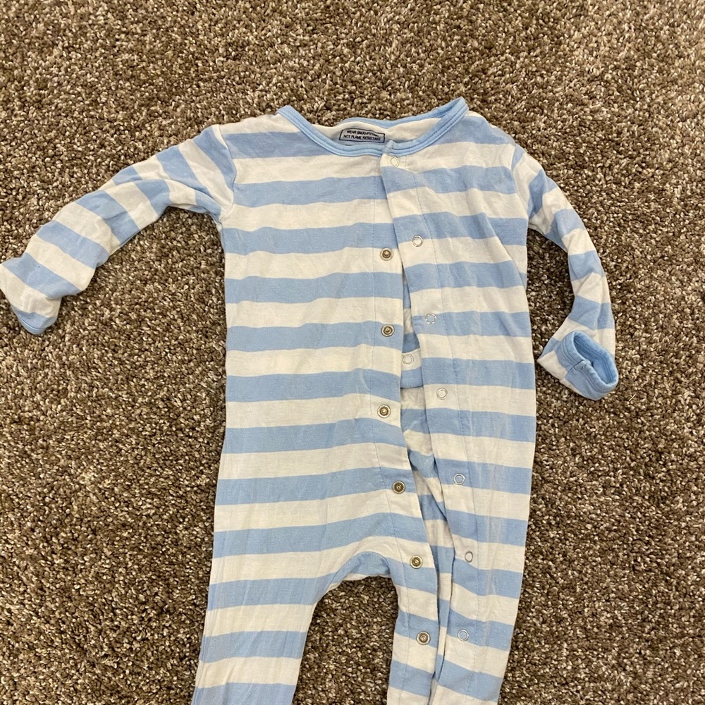 Kickee Pants Stripe Coverall